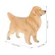 thumbnail image 2 of FELTECHELECTR Figura de Golden Retriever vívida, imitación de perro, adorno con diseño de animales, 2 of 6