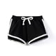 thumbnail image 2 of Odeerbi 7-16 Años Niños Niñas Verano Algodón Dopaina Pantalones Cortos Color Sólido Entrenamiento Deportivo Pantalones Cortos de Color Sólido Casual, 2 of 3