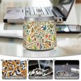 thumbnail image 6 of Yayeee Ashtray with Lid for Cigarette Smokeless Stainless Steel Home Ash Holder, Beige Cartoon Animals, 6 of 7