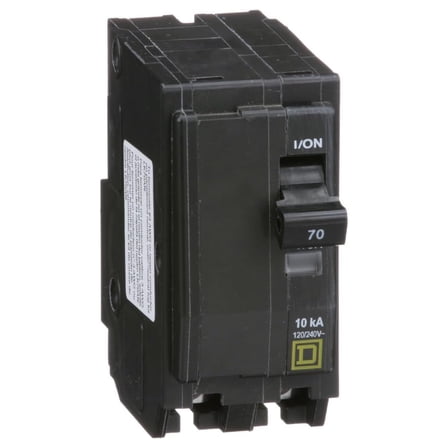 Square D - QO270CP Circuit Breaker, Black