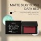 thumbnail image 3 of Dark red matte silky blush, highly pigmented, easy to blend, non-powder, perfect for everyday wear and creating a sophisticated look., 3 of 4