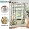 thumbnail image 3 of Yayeee Window Curtains Set of 2 for Living Room Light Filtering 63"x42", Colorful Wildflowers, 3 of 7