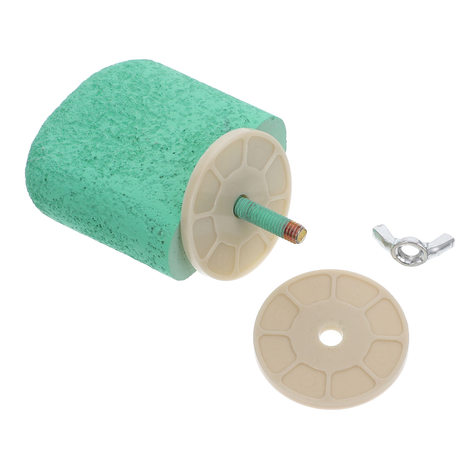 Alasum Pumice Parrot Perch Stand Light Green Multi-Functional Bird Accessory