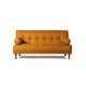 thumbnail image 2 of Sofa Cama de Lino Mostaza Makora Tecnología Beehive Airflex Foam Modelo Rolandi, 2 of 8