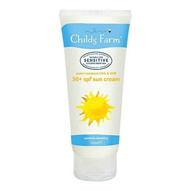 childs farm 50+spf sun cream 100ml