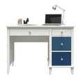 thumbnail image 3 of Little Seeds Monarch Hill Poppy Kidsâ White Desk, Blue Drawers, 3 of 15