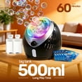 thumbnail image 3 of Batería recargable Bubble Machine Play-Act para niños con solución, 3 of 9