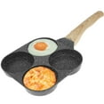 thumbnail image 2 of Ihvewuo Silver Dollar Pancakes Mini Blini Pancake Pan Maker Egg Frying Pan Cooker Mould Nonstick with 4-Mold Design 100% PFOA, 2 of 11
