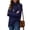 Bm-15 Navy Blue, variant on Anygrew Women Pullover Sweater Long Sleeve Casual Sweaters for Women Turtleneck Knit Jumper