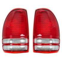 NEW TAIL LIGHT PAIR COMPATIBLE WITH DODGE DAKOTA 97-04 CH2800126 55055112 55055113 CH2801126