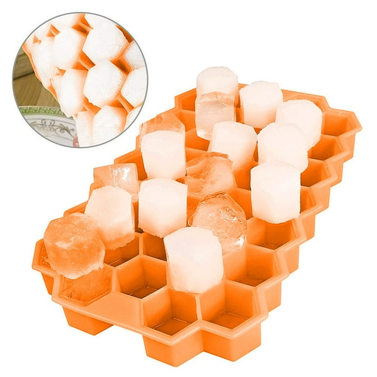 Soup Cubes Freezer Tray with Ice Glass Faveolate Ice-Cube Shape Maker  Containers Storage Ice Ice-Cube Tray Kitchen，Dining Bar Snowflake Glowing Ice  Cubes Reusable 