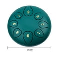 thumbnail image 3 of 6 Inch Steel Tongue Drum Under $5! Kadlawus 6-Inch Steel Tongue Drum, Handpan Drum Percussion Instrument with Clear Tone, Portable Steel Drum for Meditation Music, Beginner Friendly Hand Drum, 3 of 5