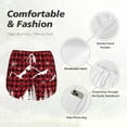 thumbnail image 6 of Haiem Christmas Tree Buffalo Plaid Women's 2 in 1 Running Shorts - Lightweight Athletic Workout Gym Yoga Breathable Sports Shorts Liner with Phone Pockets-Medium, 6 of 9