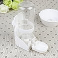 thumbnail image 2 of 500ml Distributeur d'Eau Étanche Automatique pour Animaux de Compagnie Récipient d'Eau pour Animaux de Compagnie Mangeoire Cage Montée Bouteille pour Chien de Porc Chat Animal (Blanc), 2 of 6