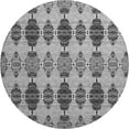 thumbnail image 2 of Addison Rugs Mayfield Washable Transitional Moroccan Gray Round Rug, 8' x 8', 2 of 5