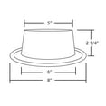 thumbnail image 3 of Nicor Lighting 17510 6 In. White R40 Baffle, 3 of 4