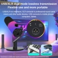 thumbnail image 5 of USB Power PC Microphone With Studio Sound Color Lighting Quick Sensitivity Control Shockproof, 5 of 8