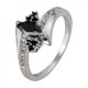 thumbnail image 1 of Anillo de mujer popular estilo occidental con tachuelas de circonitas, joyería de boda (#9), 1 of 1
