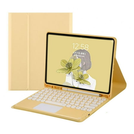 For iPad Mini Case with Keyboard, Leather iPad Cover w/Removable Bluetooth Keyboard Compatible with Apple iPad Mini 3/2/1