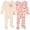 Minnie Pink Ivory, variant on Disney Winnie the Pooh Baby Girls' 2-Pack Footed Sleep N' Play Pink Cream