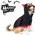thumbnail image 3 of Disfraces para perros y gatos, mascotas divertidas, abrigo con capucha de lana para cachorros, ropa cálida para otoño e invierno Ormromra FLD-3549, 3 of 3