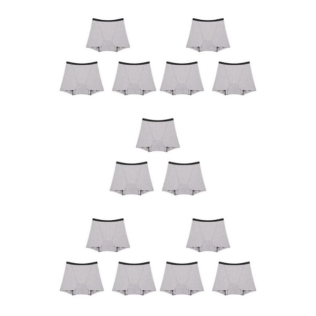 Minnieouse 3 Piezas 4 Capas Mujeres Período Menstrual Ropa Interior Viaje Algodón A Prueba de Fugas Ropa Interior Transpirable Accesorio Gris XL Type2 NO2