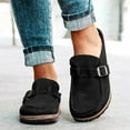 thumbnail image 5 of Women Casual Comfy Clogs Suede Slip On Sandals Summer Home Office Shoes, 5 of 5