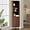 Brown, variant on 68" Corner Storage Cabinet, Tall Corner Shelf with Fluted Doors and Adjustable Shelves, 6-Tier Bathroom Shelf Floor Cabinets for Living Room Kitchen, Hallway (Brown)