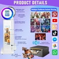 thumbnail image 3 of Portable Photo Booth with Software for iPad 10.2" 10.9" 11" 12.9" Photobooth Stand Shell Selfie Machine with APP Control LCD Screen and RGB LED Ring Light for Events Christmas Wedding Party, 3 of 7