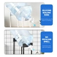 thumbnail image 4 of 4 Pcs Water Dispenser Spigot Valves for 1-5 Gallon Jugs, Plastic Faucet Replacement with Dust Plug, Fits 55mm Crown Top Non-Threaded Bottles, 4 of 6