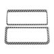 thumbnail image 1 of Carbon Fiber Stickers For A6 C8 2019-2023 Car Rear Air Conditioning Screen Decorative Trim Interior, 1 of 5