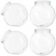 thumbnail image 2 of 4 tarros de plástico para dulces y galletas con tapa, recipiente para almacenar alimentos de 71 oz, reutilizable de boca ancha, organizador de encimera para cocinas, restaurantes y cafeterías., 2 of 7