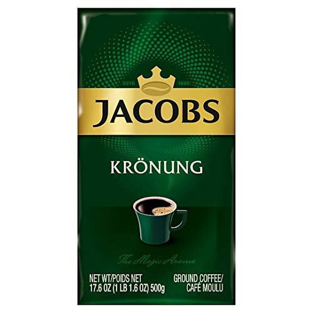 Jacobs Kronung Ground Coffee 500 Gram / 17.6 Ounce (Pack of 12)