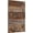 Rustic Farmhouse Brown Wood, variant on Funky Retro Vintage 70s 60s Light Switch Cover, 1 Gang Blank Wall Plate for Kitchen Bathroom Bedroom