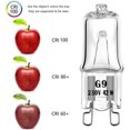 thumbnail image 3 of 10 pcs G9 28W/40W Dimmable 370 Lumen C Rated Halogen bulbs, 3 of 5