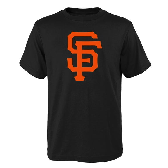 Youth Black San Francisco Giants Logo Primary Team T-Shirt