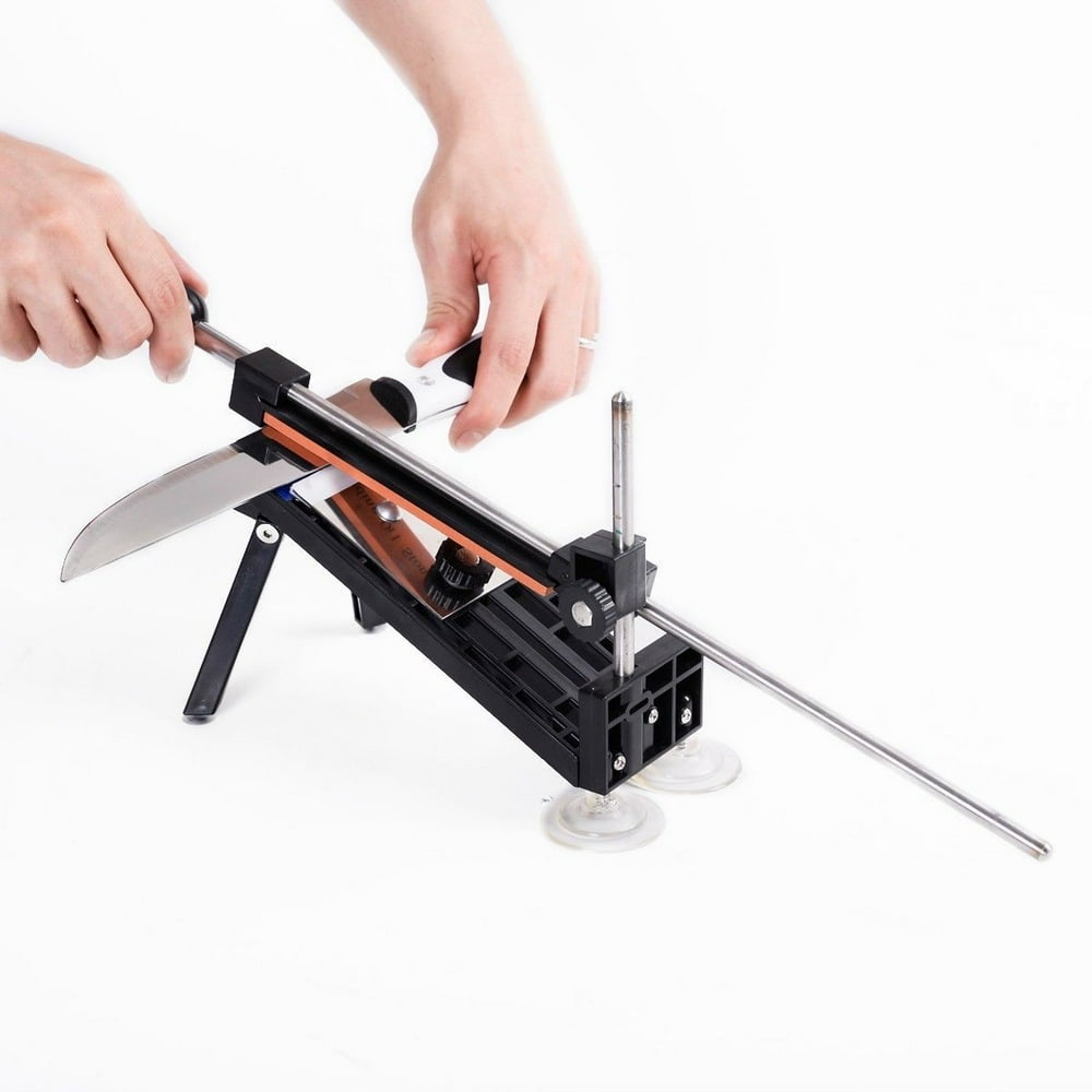 Professional Kitchen Knife Sharpener System Fixangle with 4 Stones