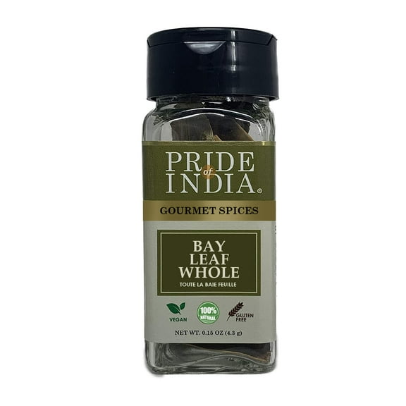 Pride of India Whole Bay Leaves, 0.15 oz