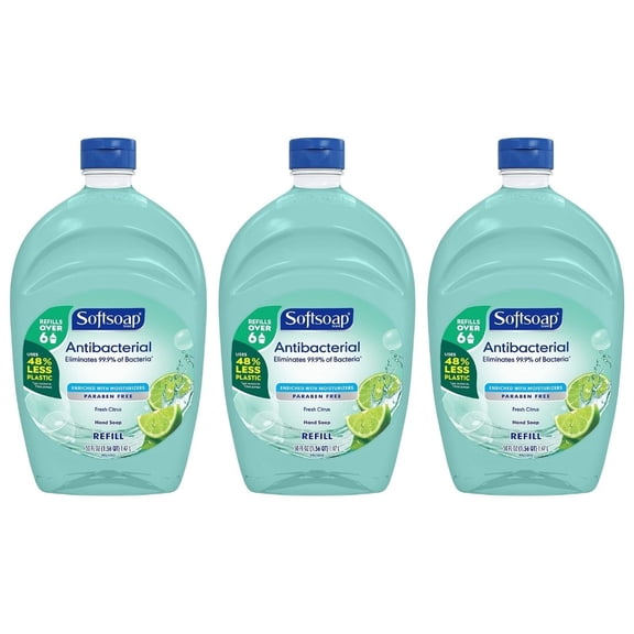 Soft soap Effective Liquid Hand Soap Refill - The Ideal Sensitive Skin Hand Soap Clinically Proven Pack of 3