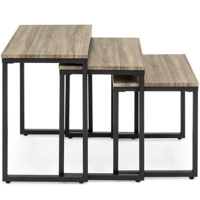 Buy Best Choice Products 3 Piece Modern Stackable Nesting Coffee Accent End Table Living Room Furniture Set Brown Online In Indonesia 256359844 Buy Best Choice Products 3 Piece Modern Stackable Nesting Coffee Accent End Table Living Room Furniture Set Brown Online In Indonesia 256359844