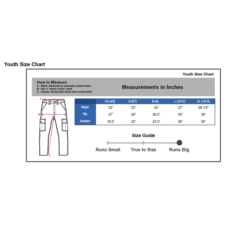 Realtree Youth 6-Pocket Cargo Hunting Pant, Realtree APX, M