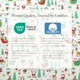 thumbnail image 4 of Great Bay Home Christmas Flannel Sheet Set - 100% Turkish Cotton - Double Brushed - King, Santa Joy, 4 of 6