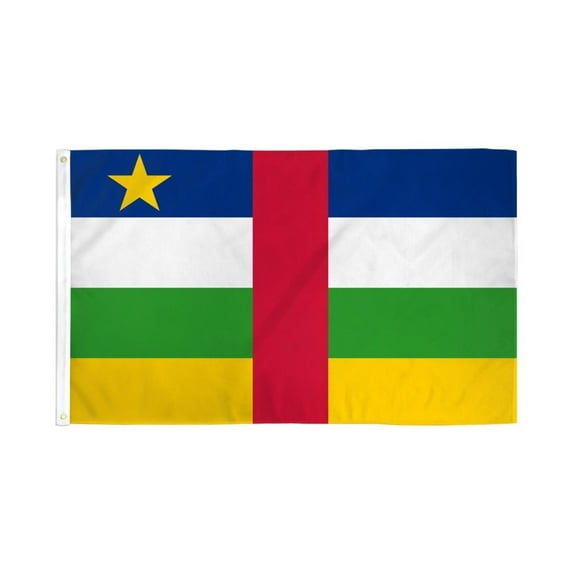 Central African Republic Flag 3x5ft Poly