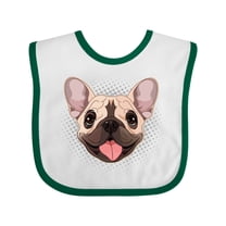 Inktastic French Bulldog Dog Boys or Girls Baby Bib