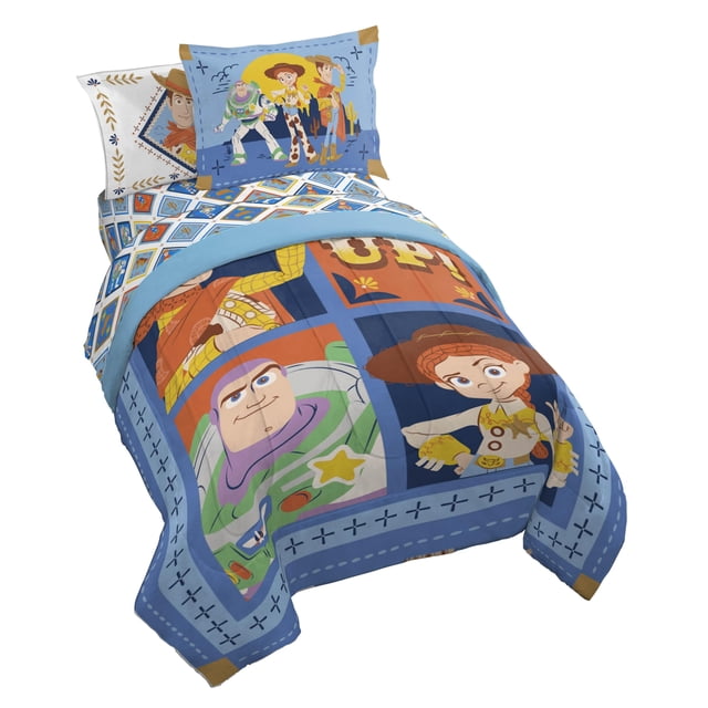 Juego de edredón infantil Jay Franco Toy Story de 5 piezas tamaño twin