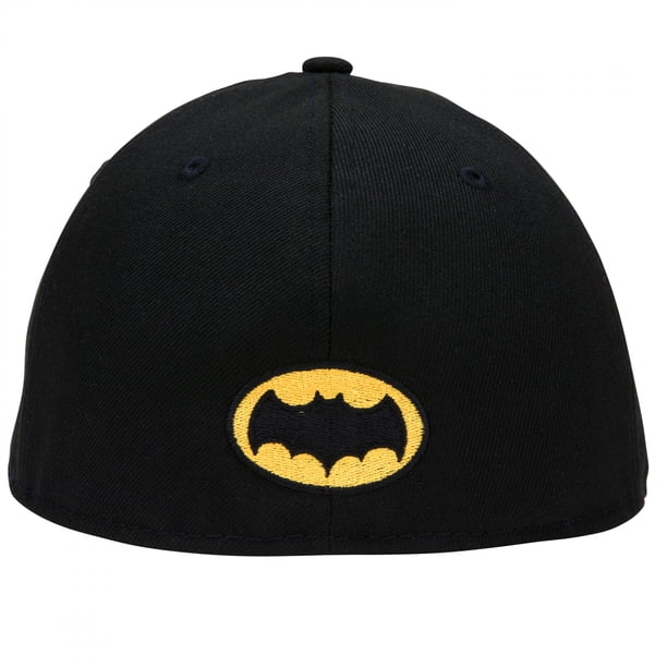 Batman Adam West Logo Low Profile New Era 59Fifty Fitted Hat-7 3/8