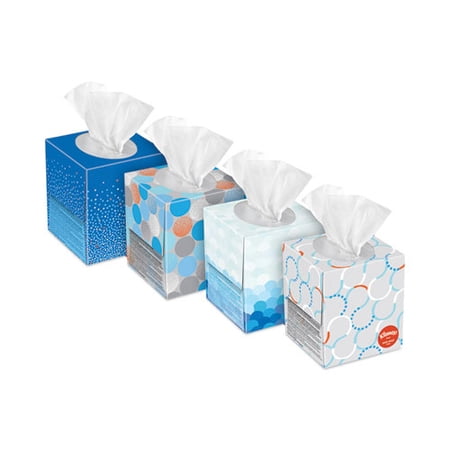 Anti-Viral Facial Tissue, 3-Ply, White, 55 Sheets/Box, 27 Boxes/Carton | Bundle of 5 Cartons