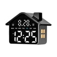 thumbnail image 4 of Reloj despertador digital, reloj de mesa moderno para habitación infantil, dormitorio u oficina. luz blanca, 4 of 8