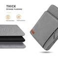 thumbnail image 4 of Funda para portátil MoKo para 13,3 a 14 pulgadas, color gris claro, 4 of 8