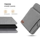 thumbnail image 4 of Funda para portátil MoKo para 13,3 a 14 pulgadas, color gris claro, 4 of 8